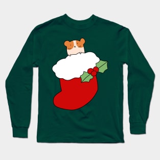 Red Stocking Hamster Long Sleeve T-Shirt